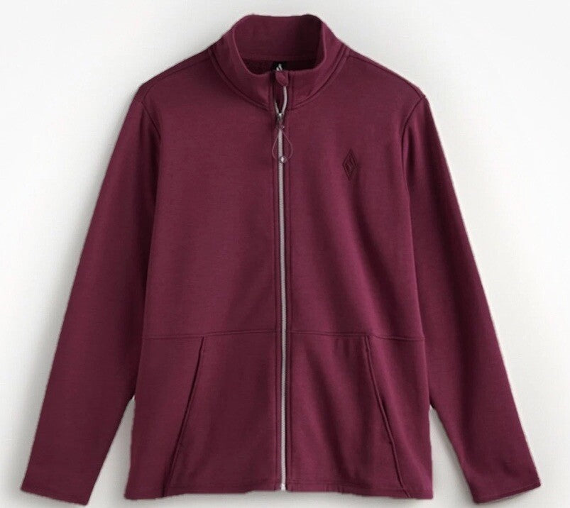 Skechers Women’s The Go Walk Go Snuggle Lite Full Zip Mock Neck Jacket, Sz Large