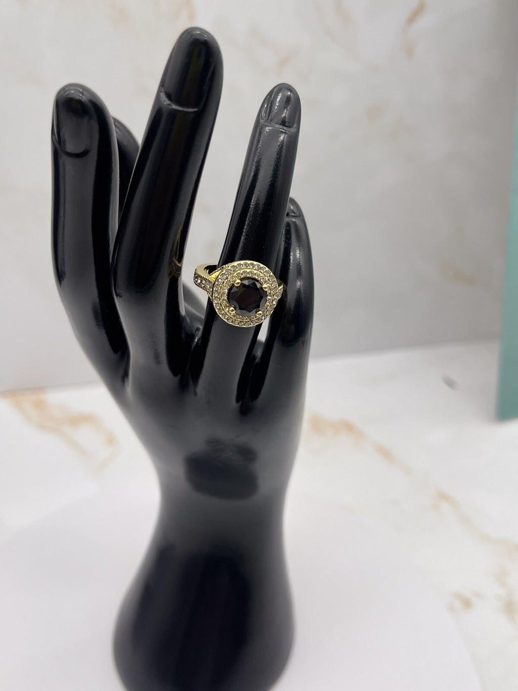 Charter Club Cubic Zirconia Gold Plated Ring Size 6