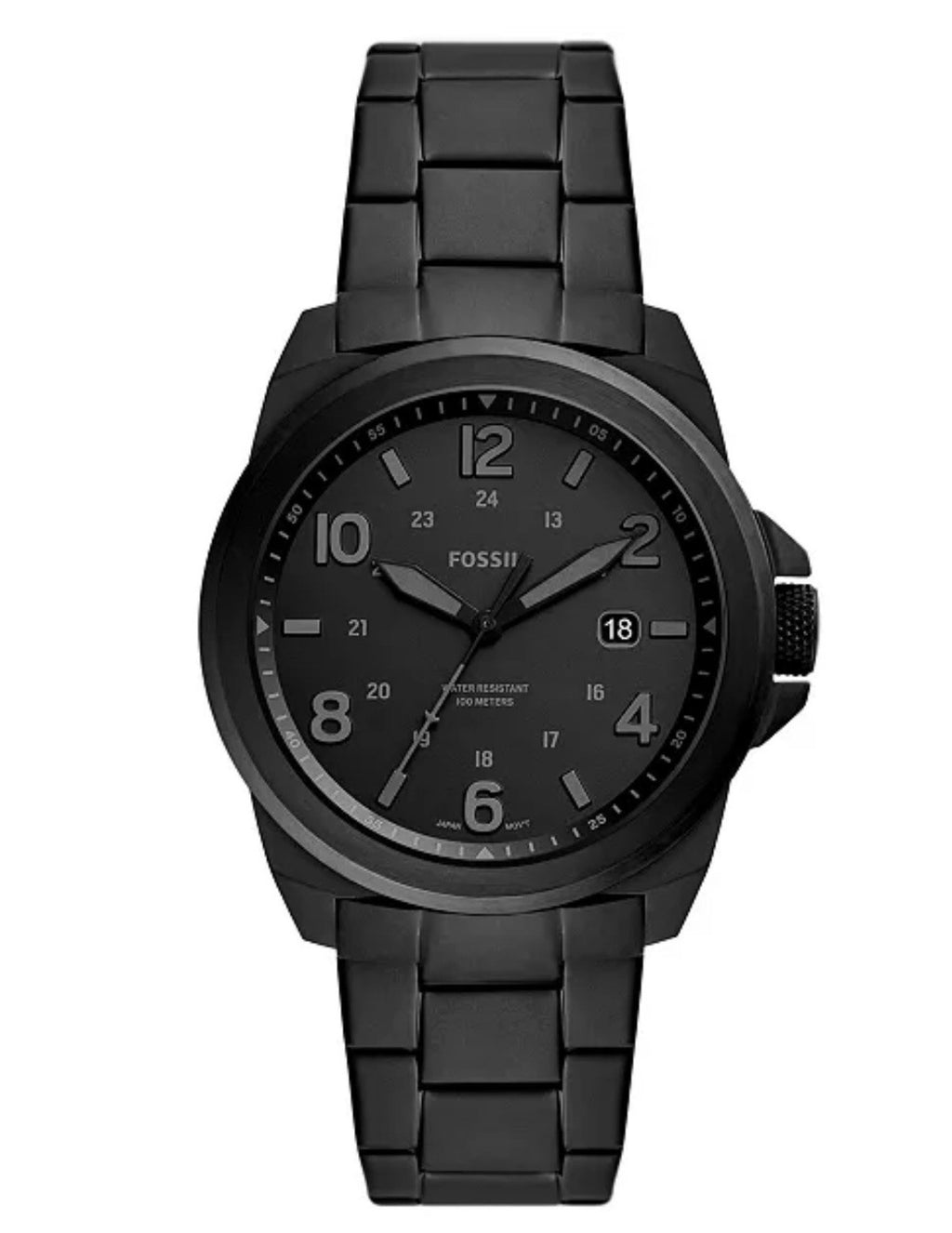 FossilMen's Bronson Black Stainless Steel Bracelet Watch, 40mm Model FS5940