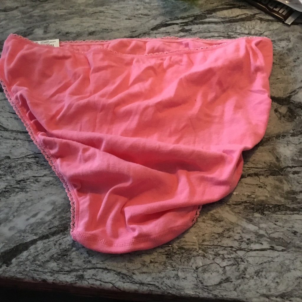 Charter Club Everyday Cotton High-Cut Brief Underwear Flower Ginger XL