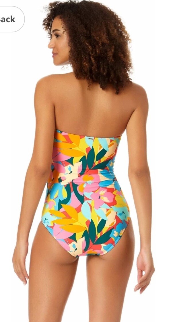 Anne Cole - Twist Front Shirred One Piece Swimsuit Multi / 6