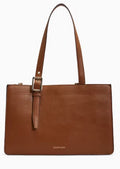 NWT! Calvin Klein Havana Novelty Organizational Tote Caramel, Orig. $168!