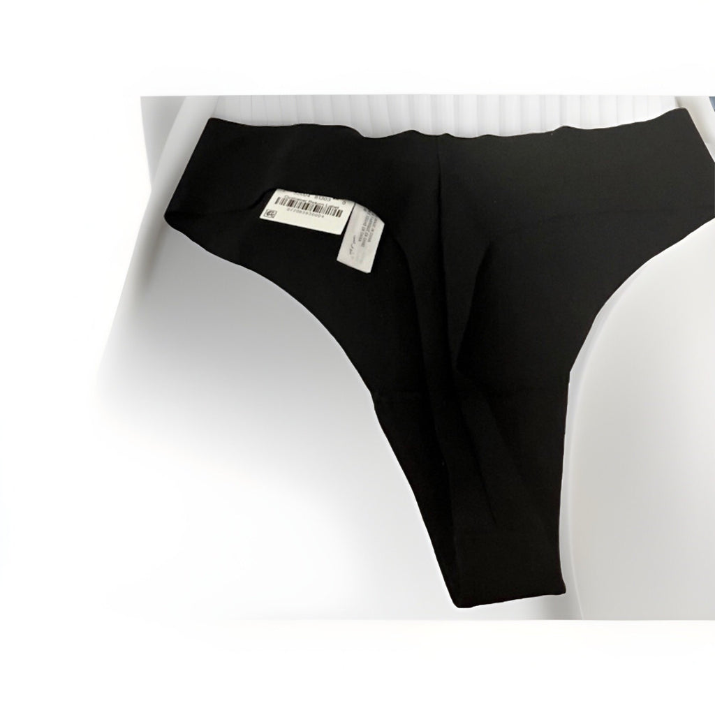 Jenni Women's No-Show Thong Underwear Black M
