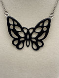 Giani Bernini 18k Gold Over Sterling Silver Black Butterfly Necklace