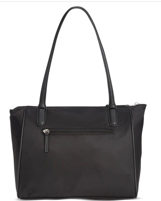 GIANI BERNINI nylon women's tote shoulder bag purse -BLACK
