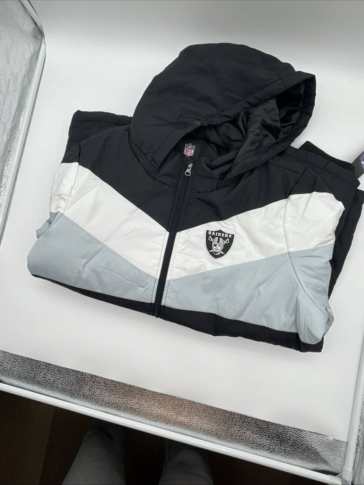 Officially Licensed NFL Women's Slap Shot Jacket by Glll XXL/XXG Oakland Riders