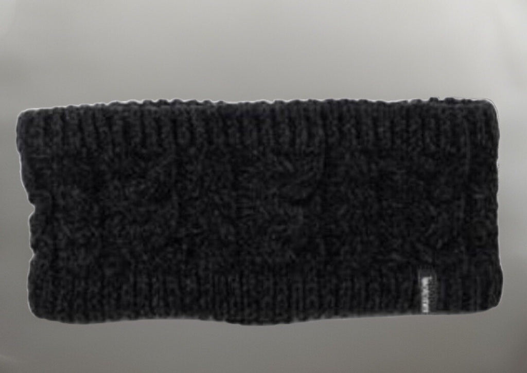 Isotoner Signature Womens Chenille Headband Black ONE SIZE