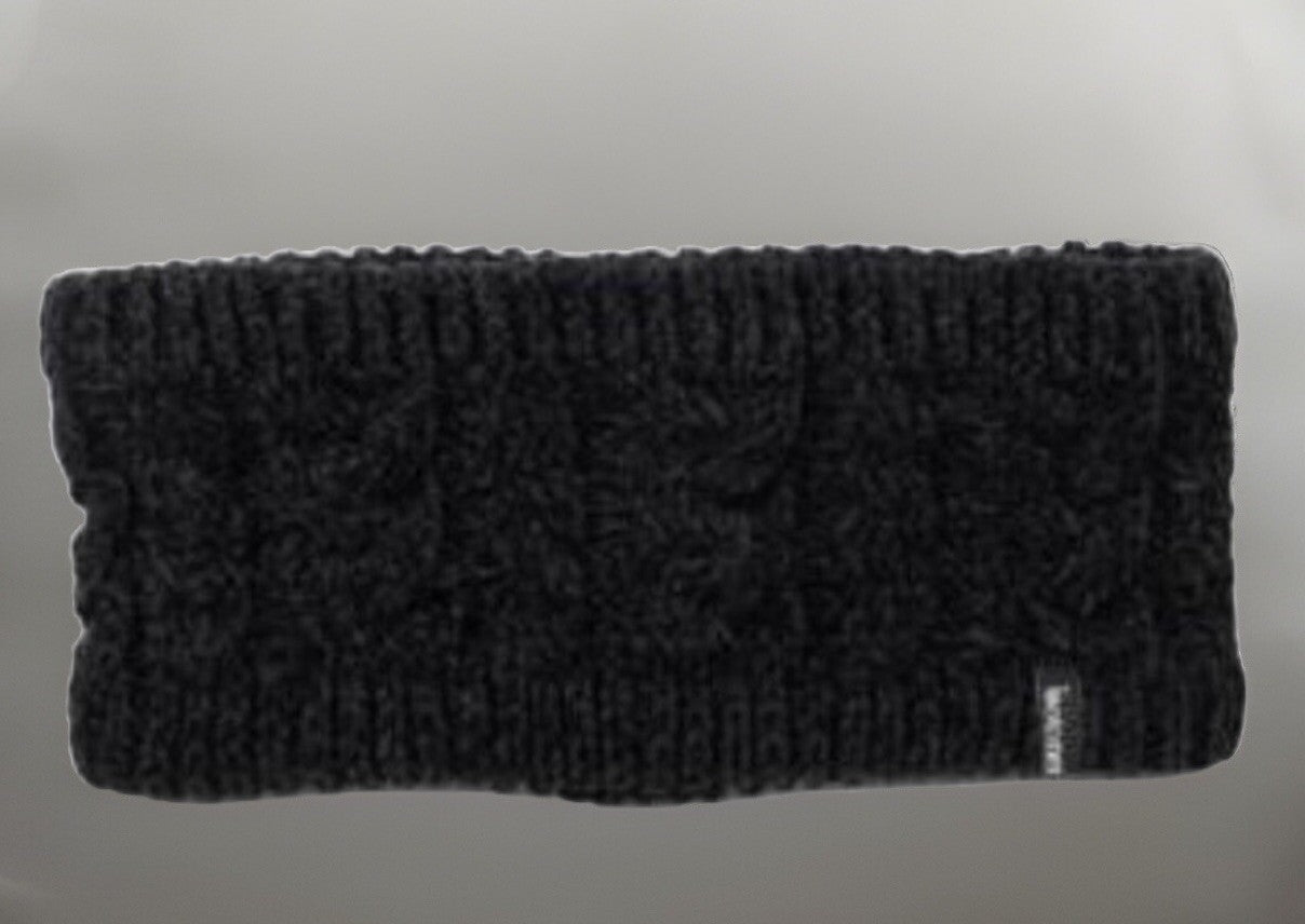 Isotoner Signature Womens Chenille Headband Black ONE SIZE