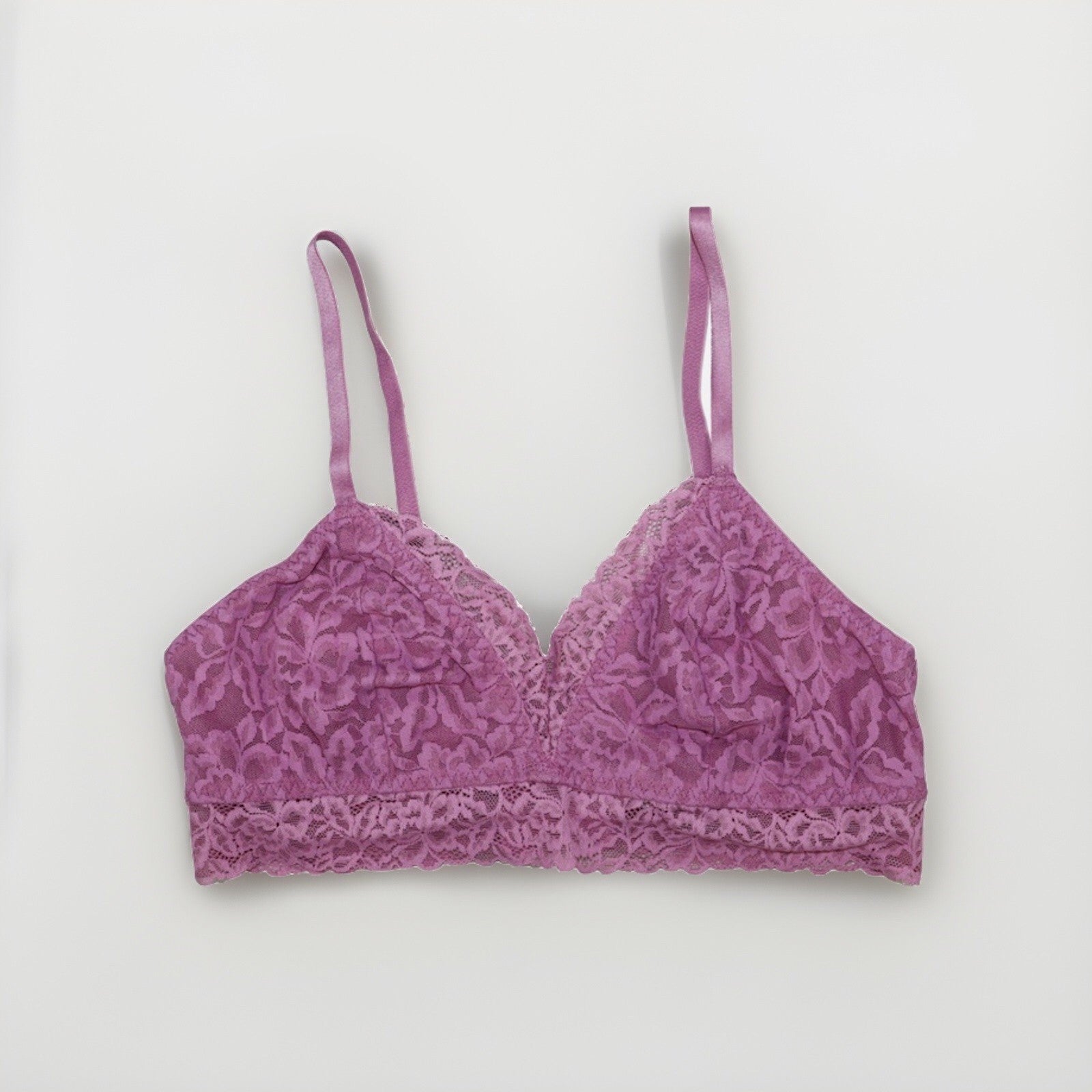 State of Day Women's Lace Bralette Mauve Orchid Medium 