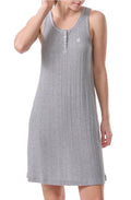 Tommy Hilfiger Women's Sleeveless Tank Sleep Heather Grey L