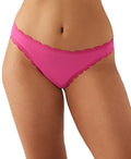 b.tempt'd by Wacoal Women's Inspired Eyelet Thong Underwear Raspberry M