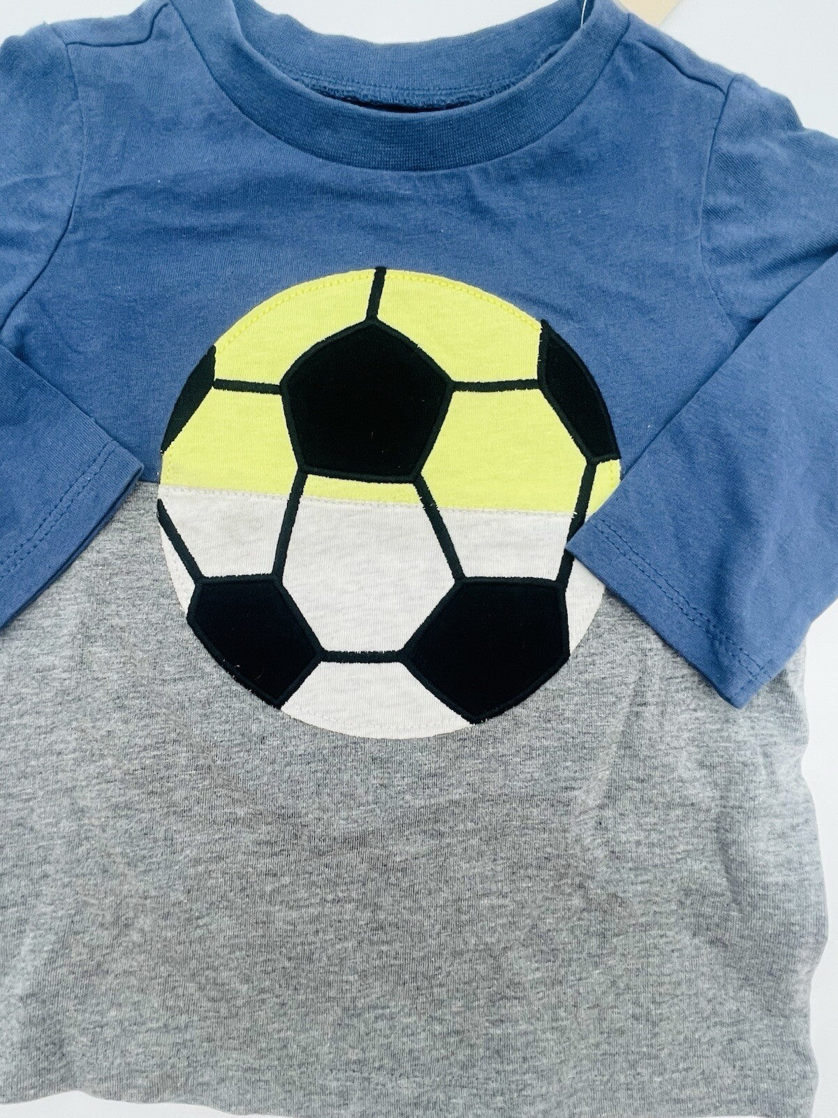 First Impressions Toddler Boys Soccer-Print T-Shirt Blue Size 12 Months