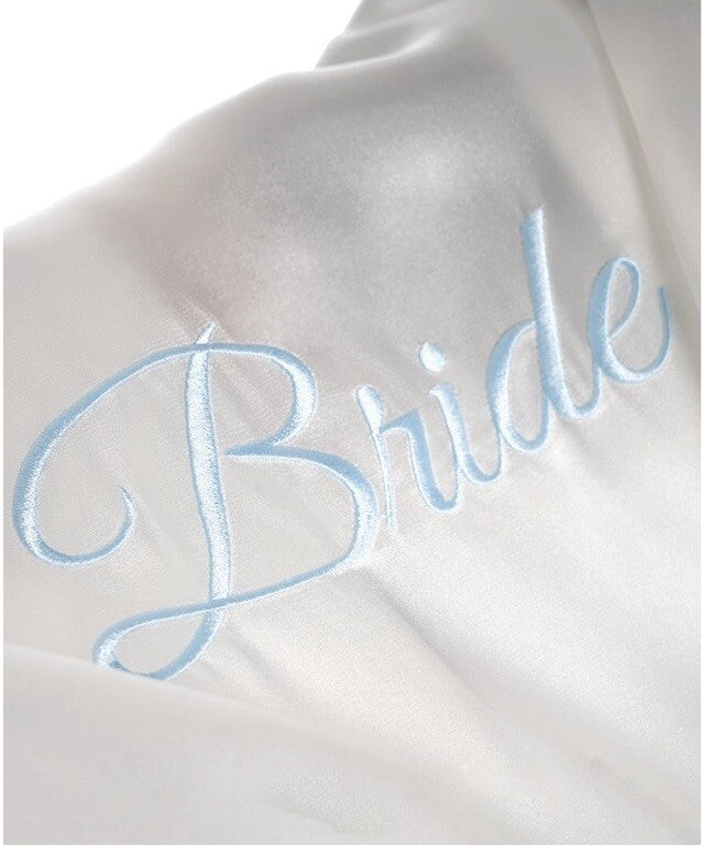 NWT Linea Donatella Satin Robe The Bride Wrap sz L/XL MSRP Ivory