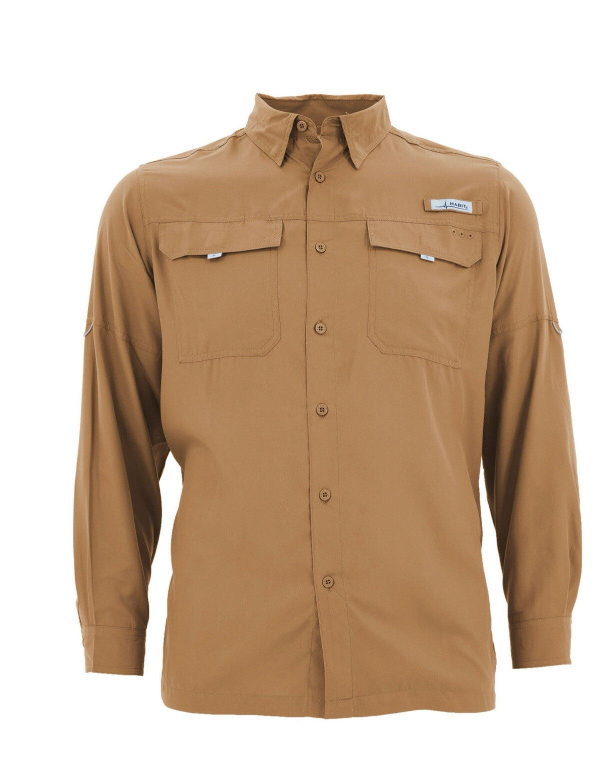Habit shirt mens  long sleeve outdoor Dri-Fit vented fishing outdoor Sz 2XL