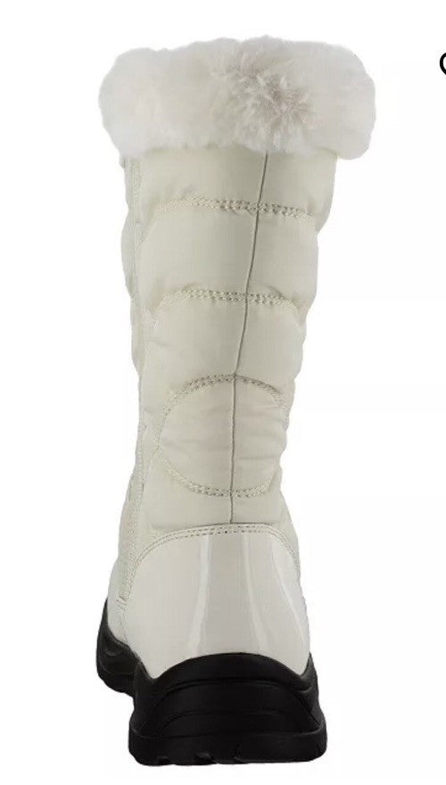 Easy Street Women's Easy Dry by Cuddle Waterproof Boots Winter White Size 10 M