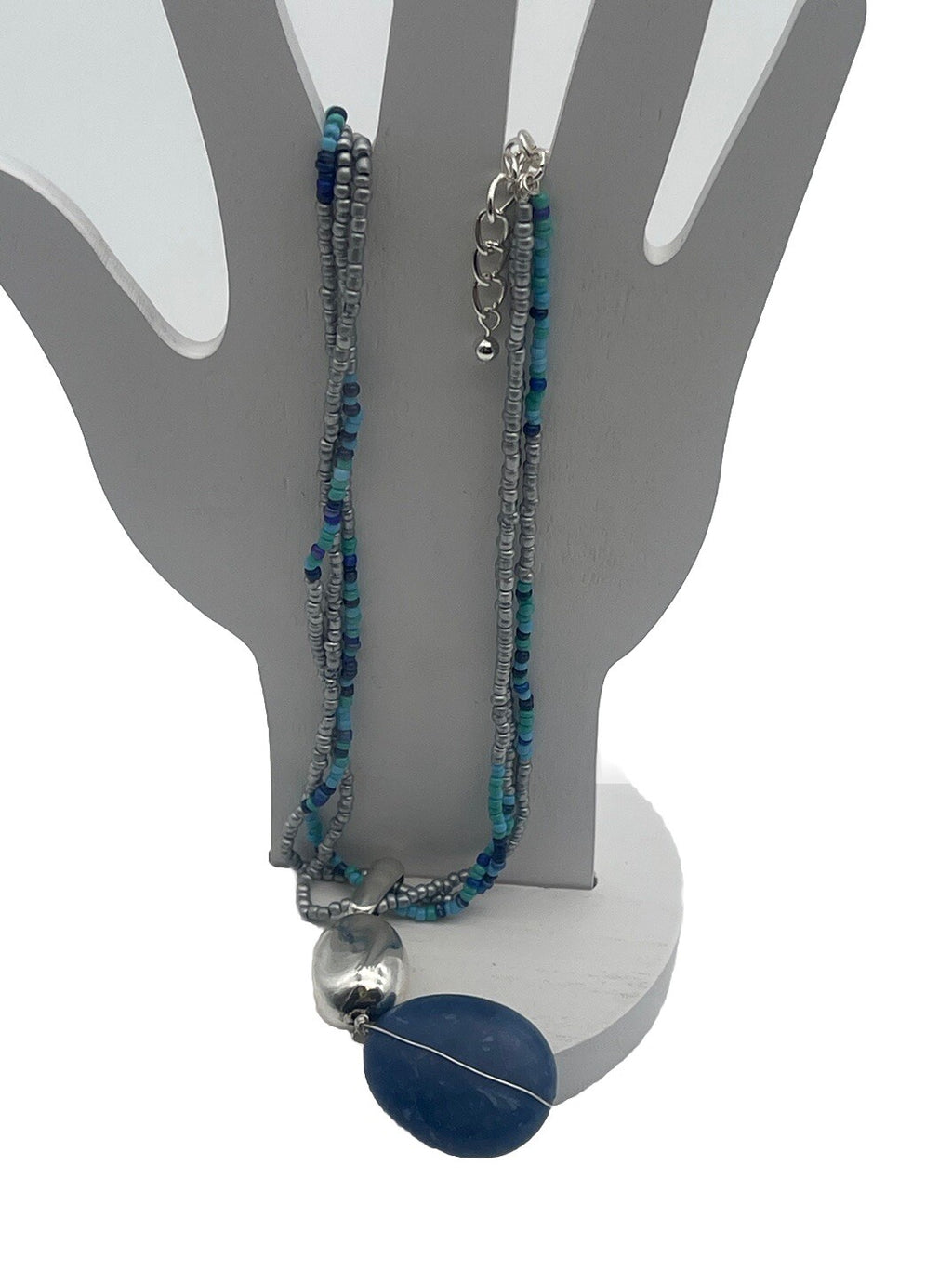 Style & Co Women’s Necklace SBLU LYR STN PNDT
