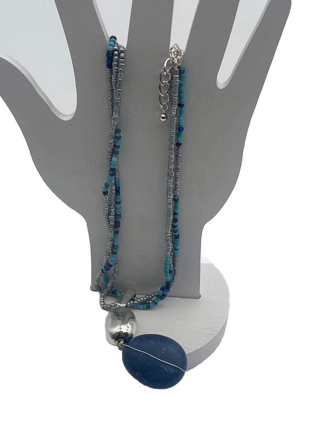 Style & Co Women’s Necklace SBLU LYR STN PNDT
