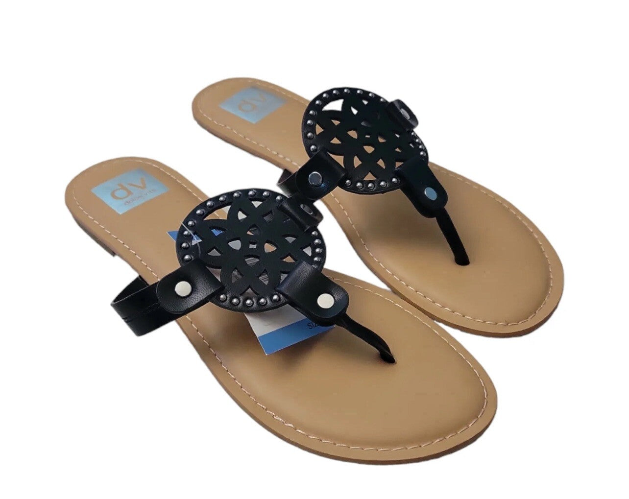 DV Dolce Vita Ladies Comfortable Stylish Gionna Everyday Flat Sandal Size 9