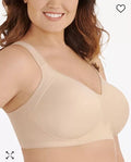 Vanity Fair Full-Figure Wireless Sports Bra 71500 - Damask Neutral (Nude 5) 38C