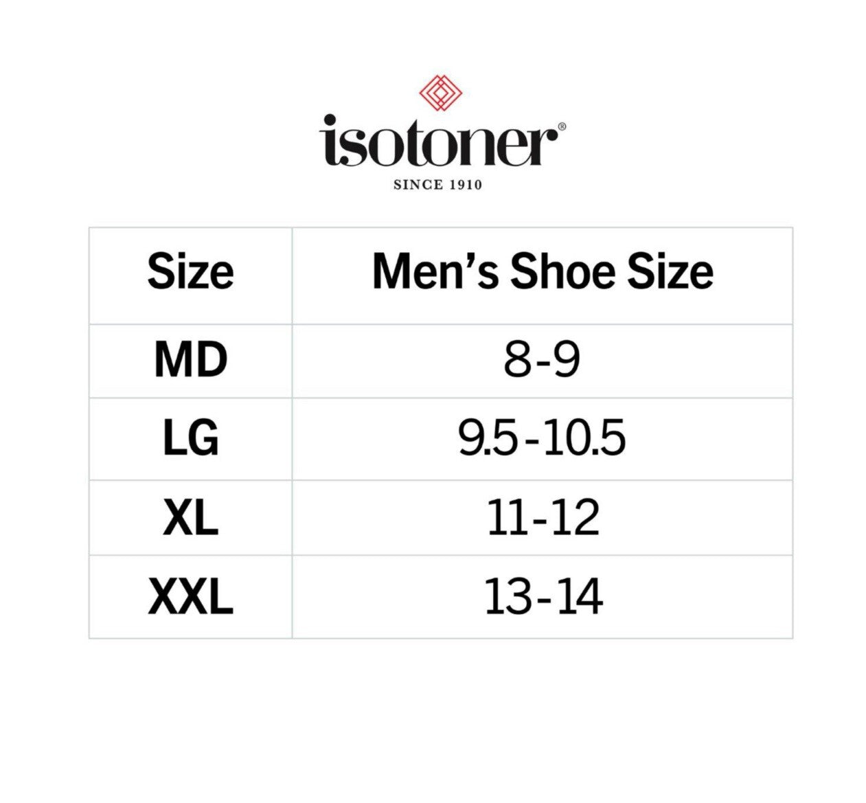 Isotoner Memory Foam Slippers Eco Comfort Black  L 9.5-10.5