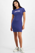 Grayson Threads, The Label Juniors' New York T-Shirt Dress Blue XL
