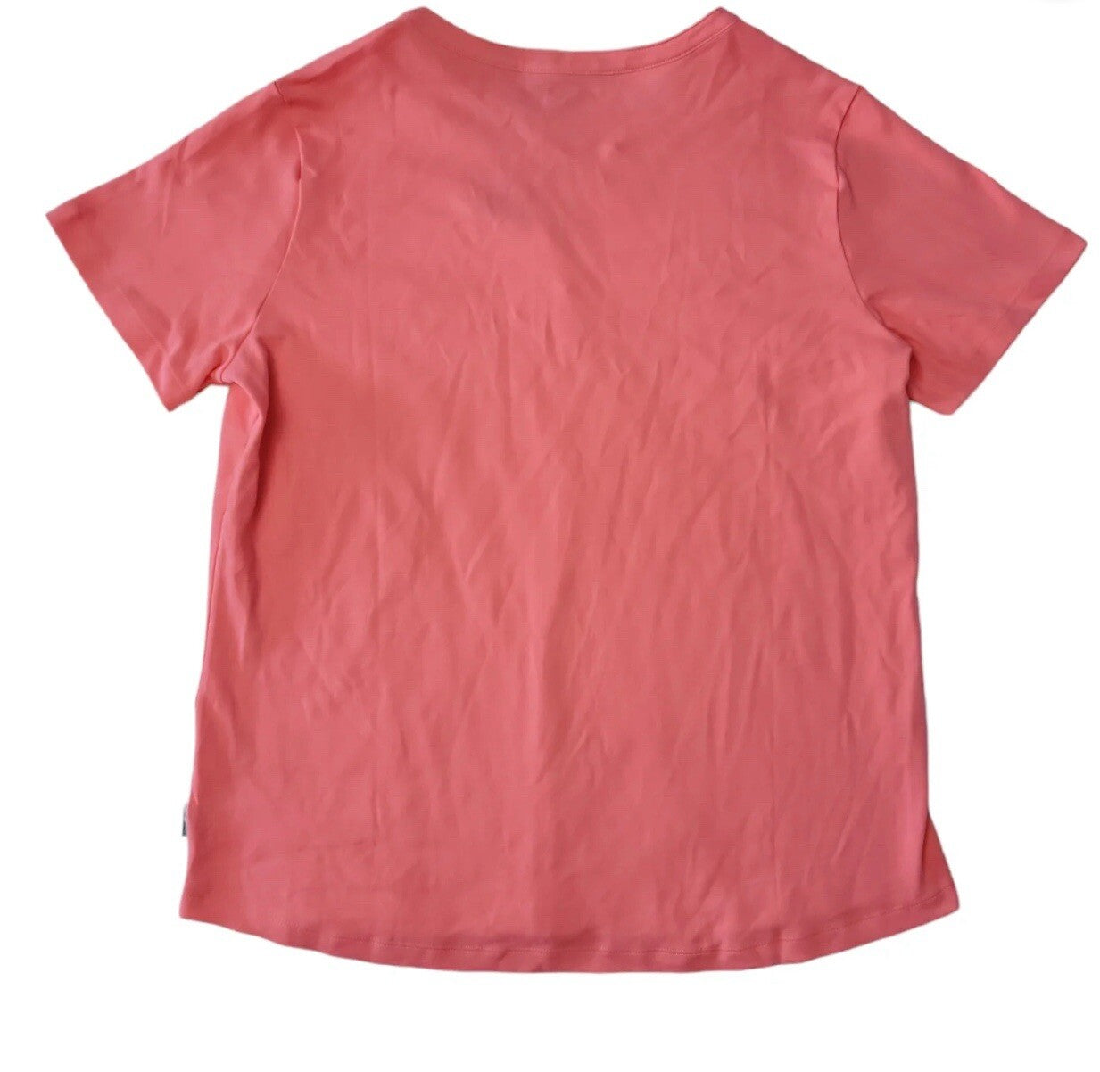 Eddie Bauer Women's Soft Easy Fit Short Sleeve V Neck Tee Medium Turquoise