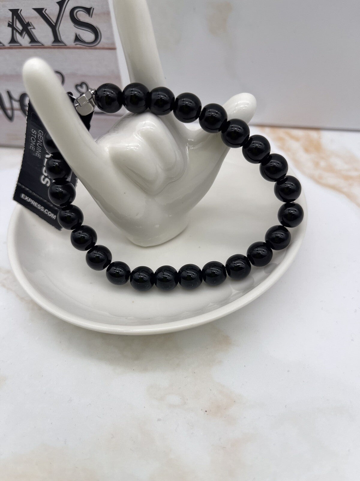 Express Natural Black Stone Mens
