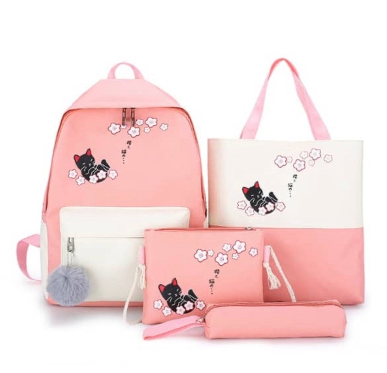 School Backpack Pink Girl Backpack set 4 Pink Girl School Backpack Set – 4 Piece Set