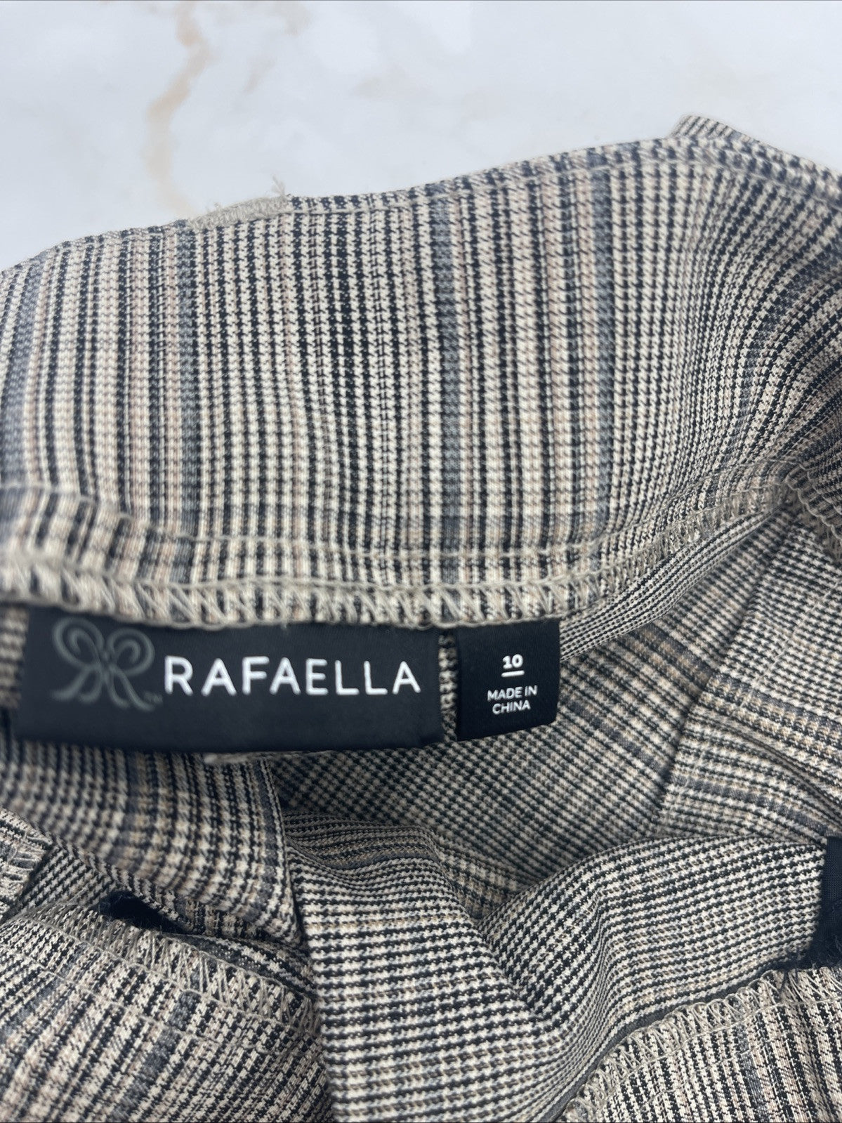 Rafaella Pull-On Belt Loops Functional Pockets Stretch Ankle Pant Size 10