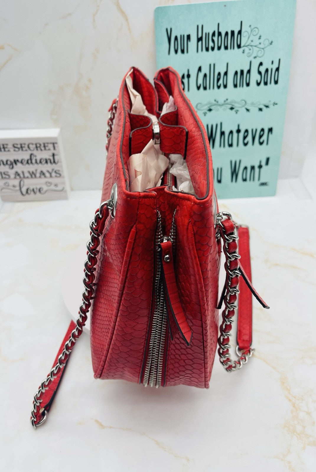 INC International Concepts Women's Deliz Chain Shoulder Bag