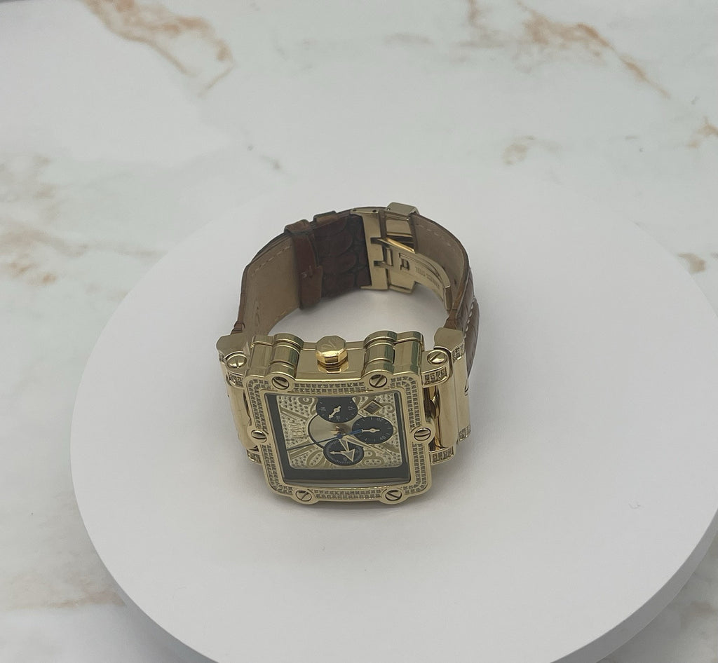JBW Phantom Brown/Gold Men's Watch - JB-6215-238-A