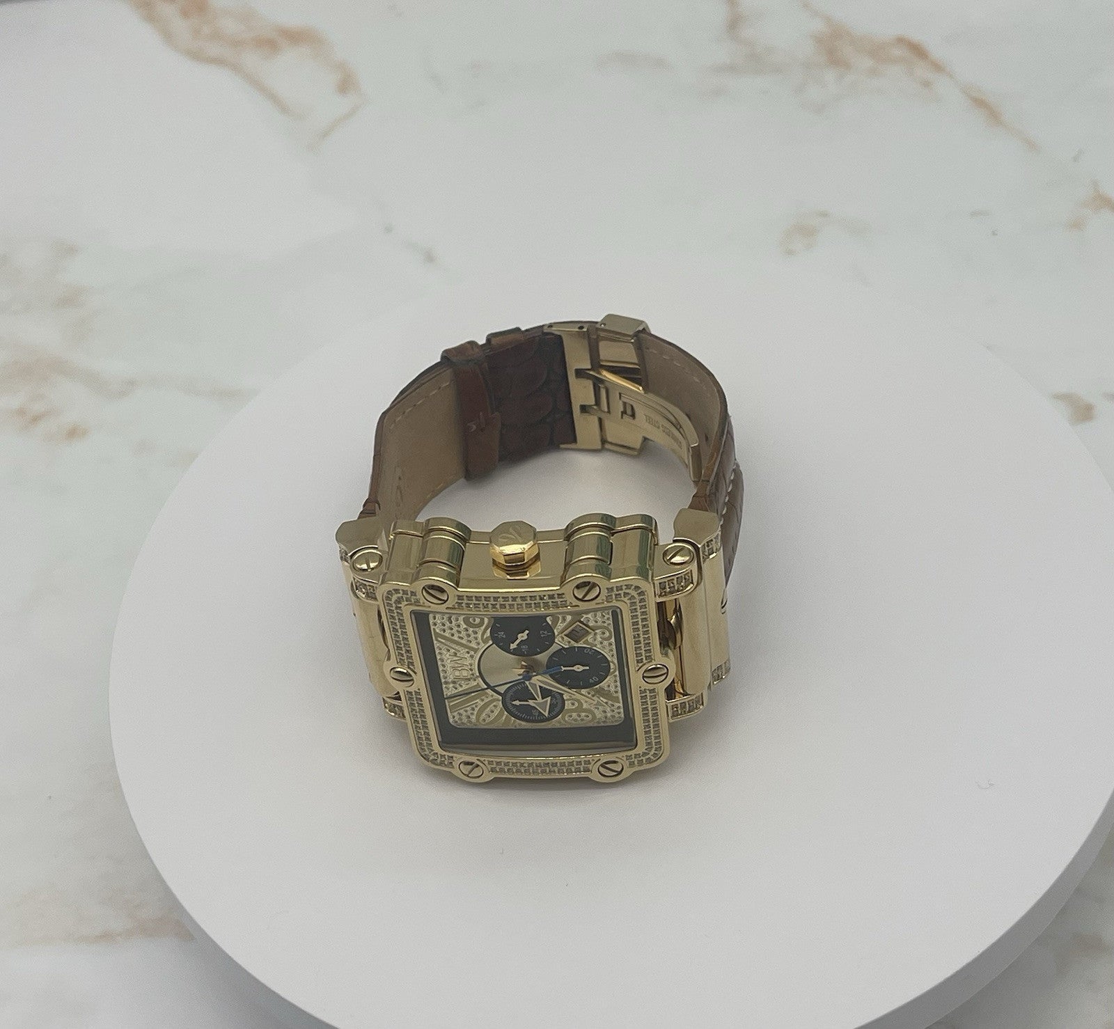 JBW Phantom Brown/Gold Men's Watch - JB-6215-238-A