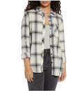 Gap Women's Soft Long Sleeve Hi-Low Hem Relaxed Fit Flannel Size XS