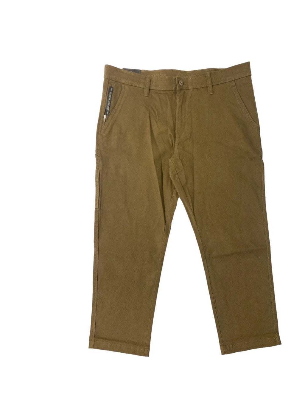 Weatherproof Men's Stretch Straight Fit Commuter Flex WaistbandPant Cedar 38x30