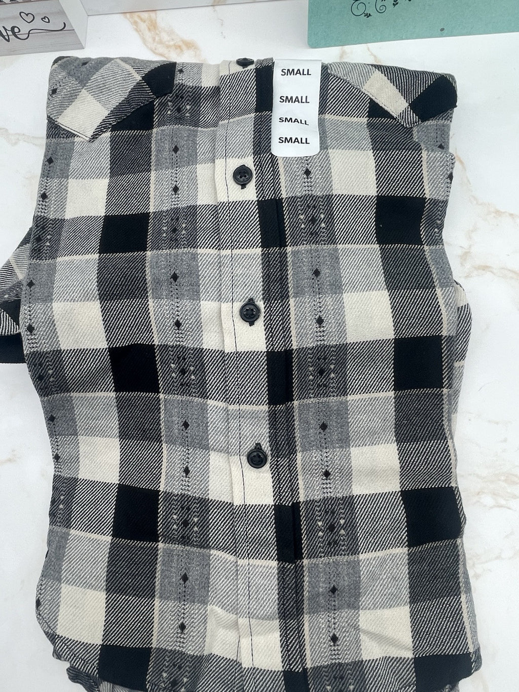 Frye Men's Jacquard Flannel  Heather Grey Size S