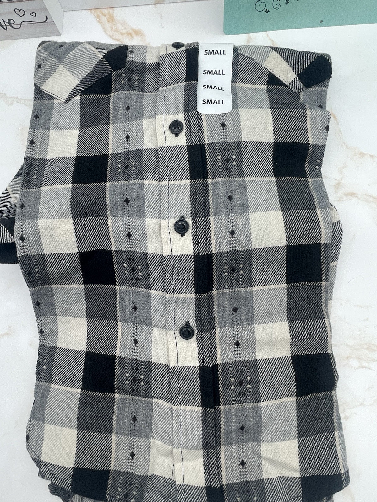Frye Men's Jacquard Flannel  Heather Grey Size S
