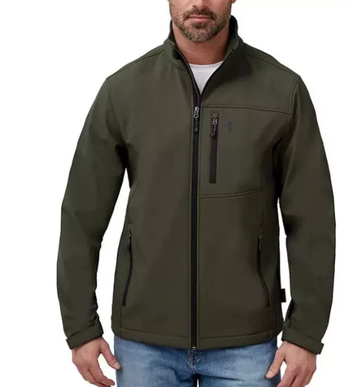 Free Country Men's Softshell Jacket Size Large Olive