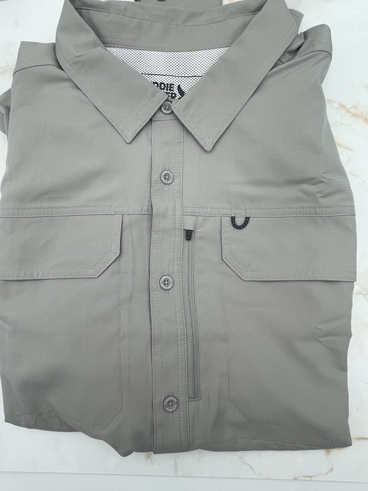 Eddie Bauer Men's Moisture Wicking Woven Tech Short Sleeve Shirt Size XL