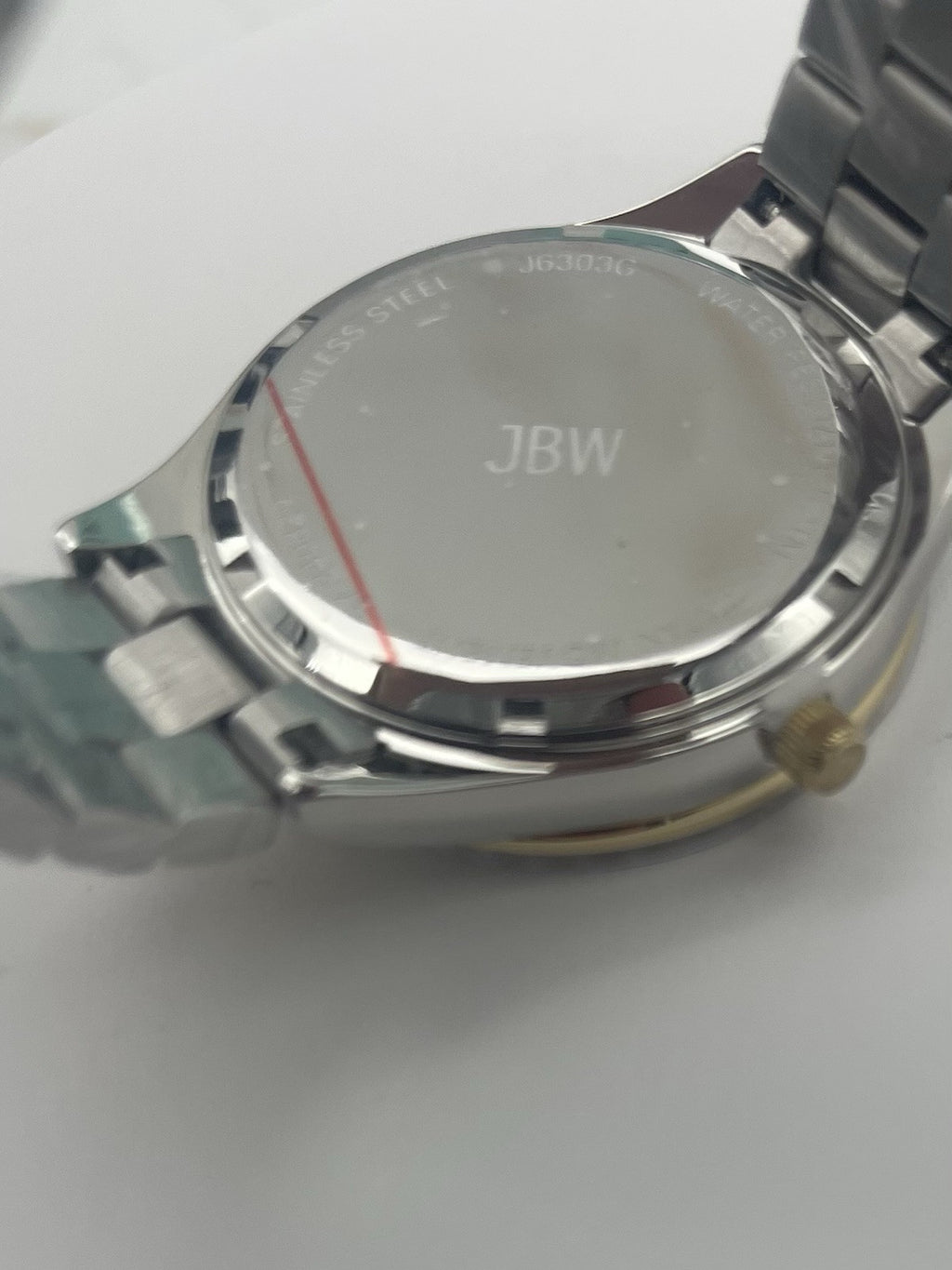 $795| JBW Mondrian 1/6 CT. T.W Diamond and Crystal Accent 18K Women's Gold watch