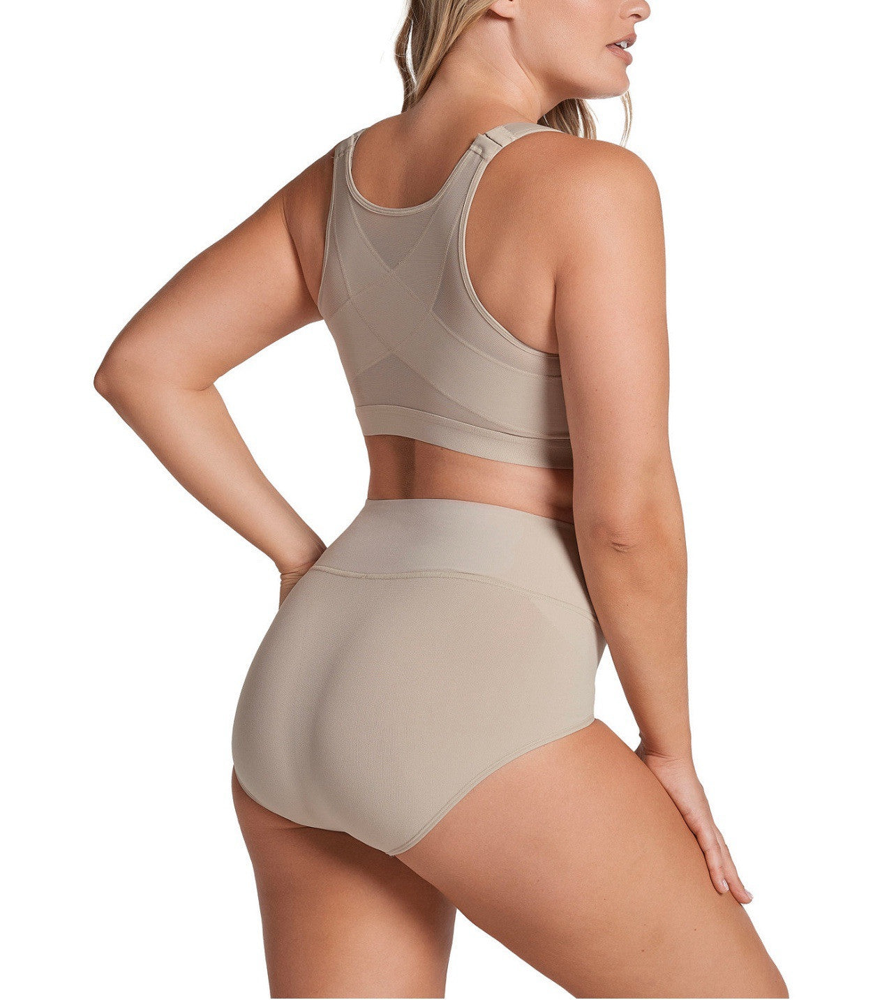 LEONISA Multi Functional Back Support Posture Corrector Wireless Bra 011473 36 B
