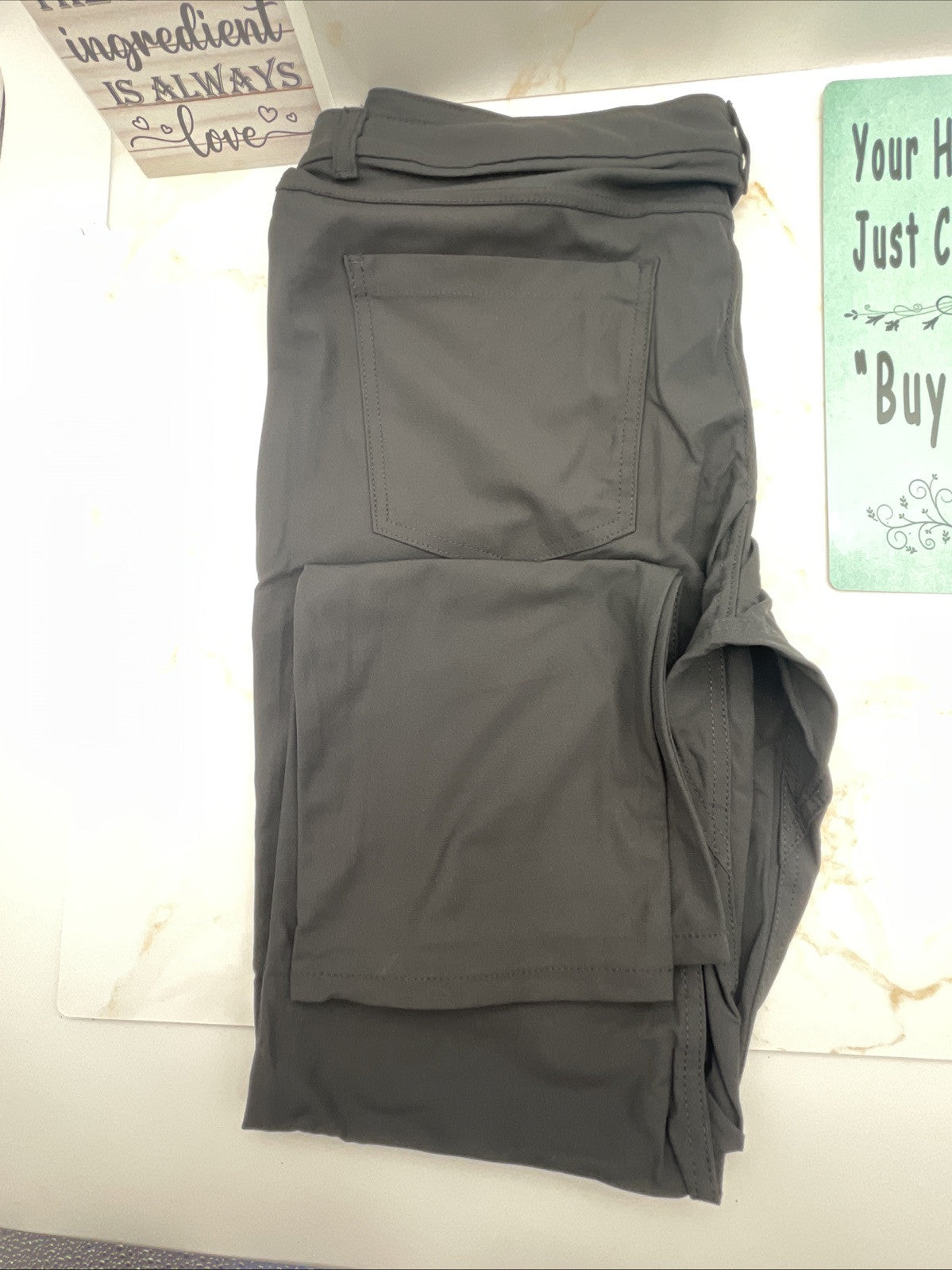Member's Mark Men's Benton Performance Pant Slim Fit - Black - Size 38x34