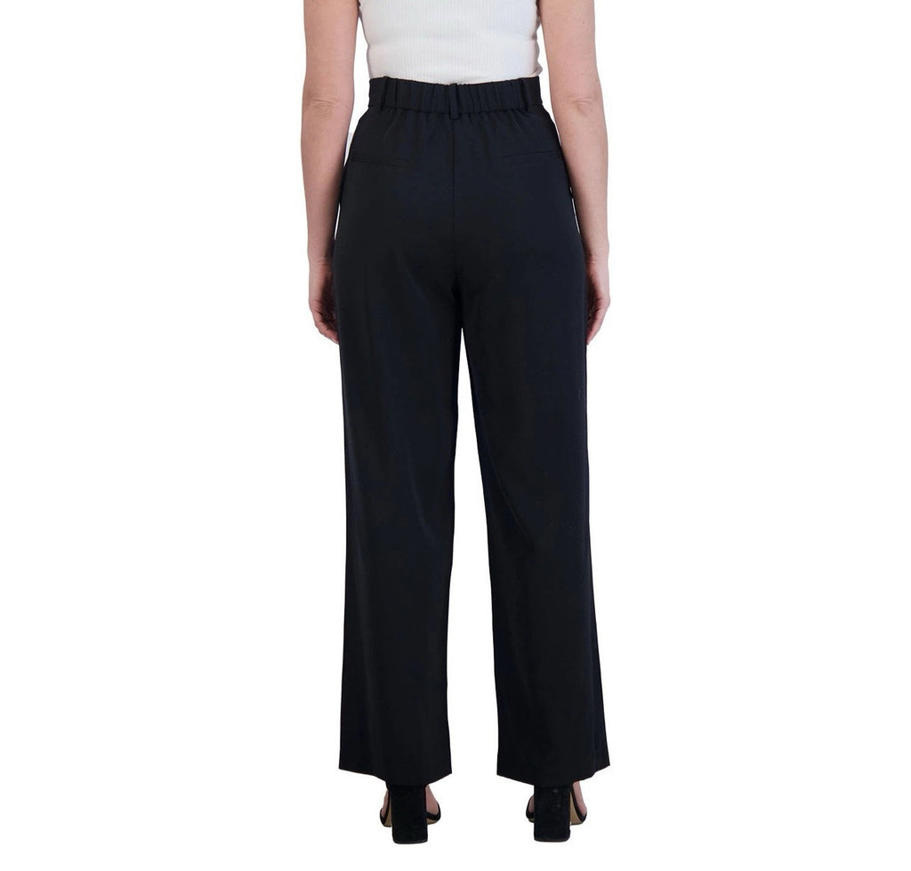 French Connection Ladies Wide Leg Classic Pleat Dress Trouser Black  Size S