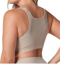 Leonisa Women's Front Closure Posture Corrector Bra, Light Beige 40 DD