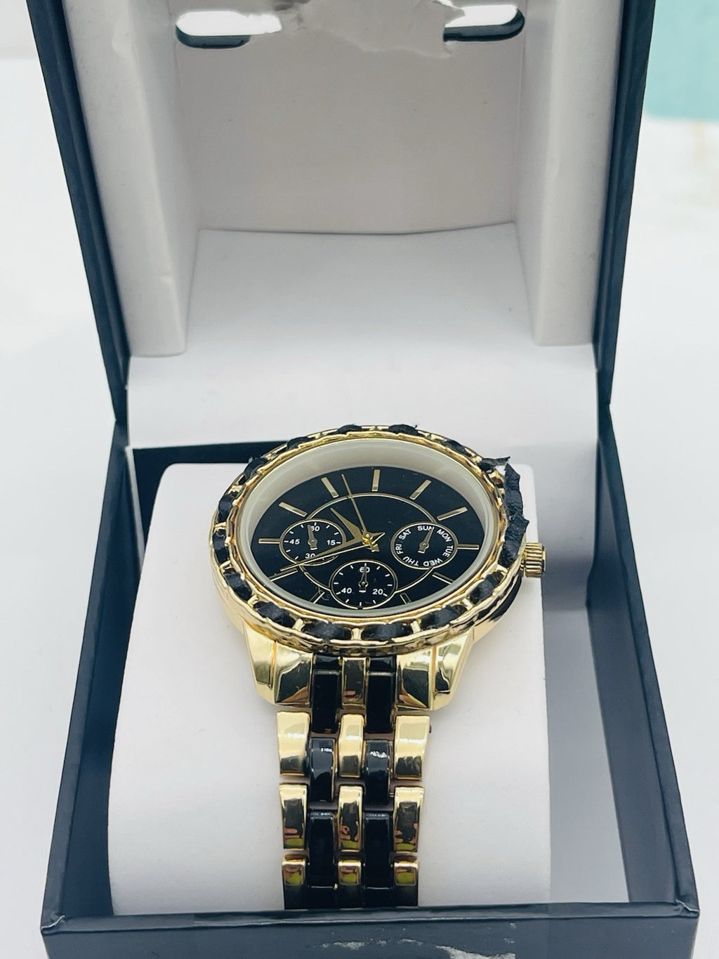 I.N.C. International Concepts Women's Two-Tone Bracelet Watch 36mm