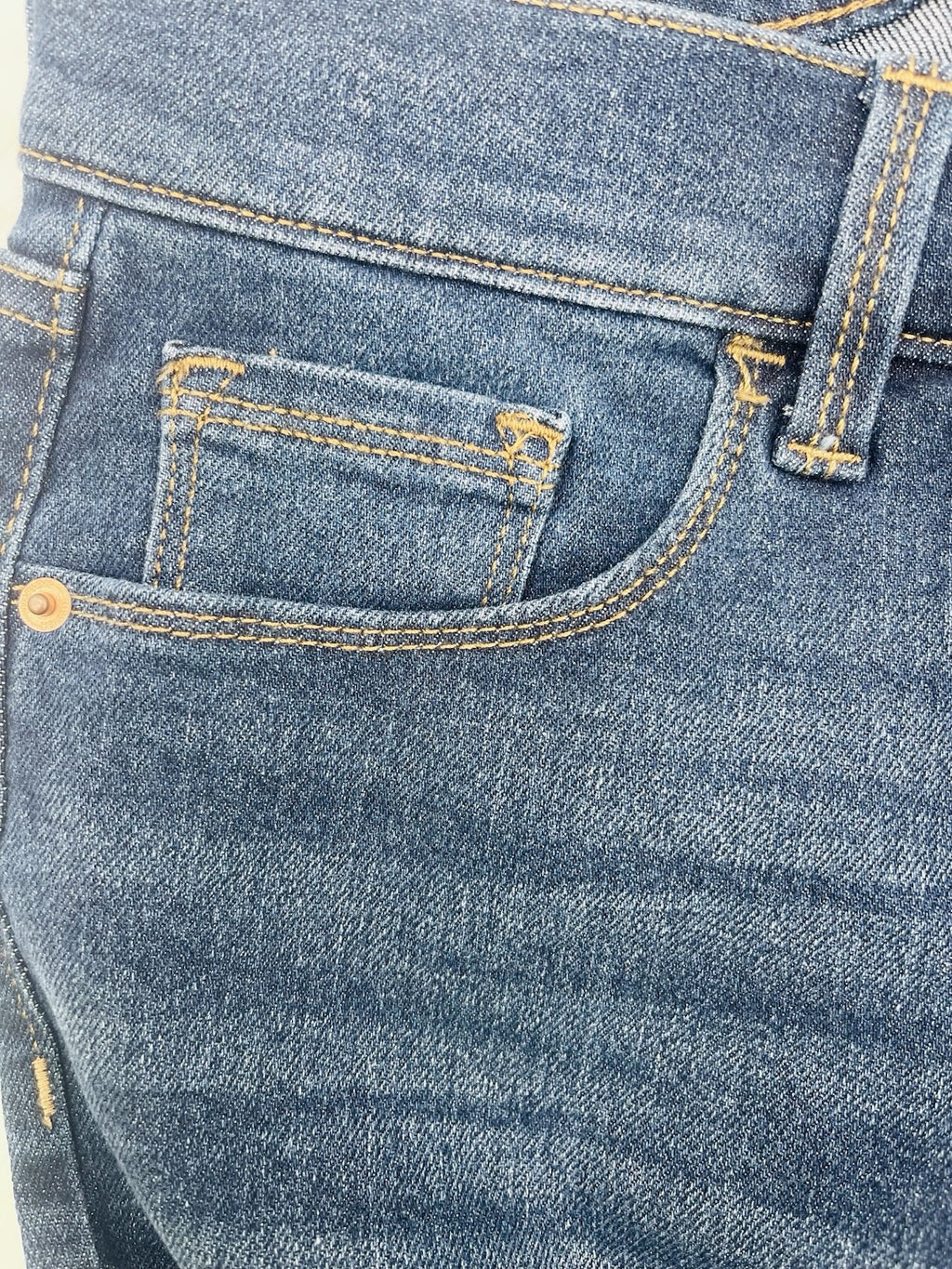 Jessica Simpson Women's High Rise Fitted Flare Jean, JJSB16035 Sz 10 Blue Drive