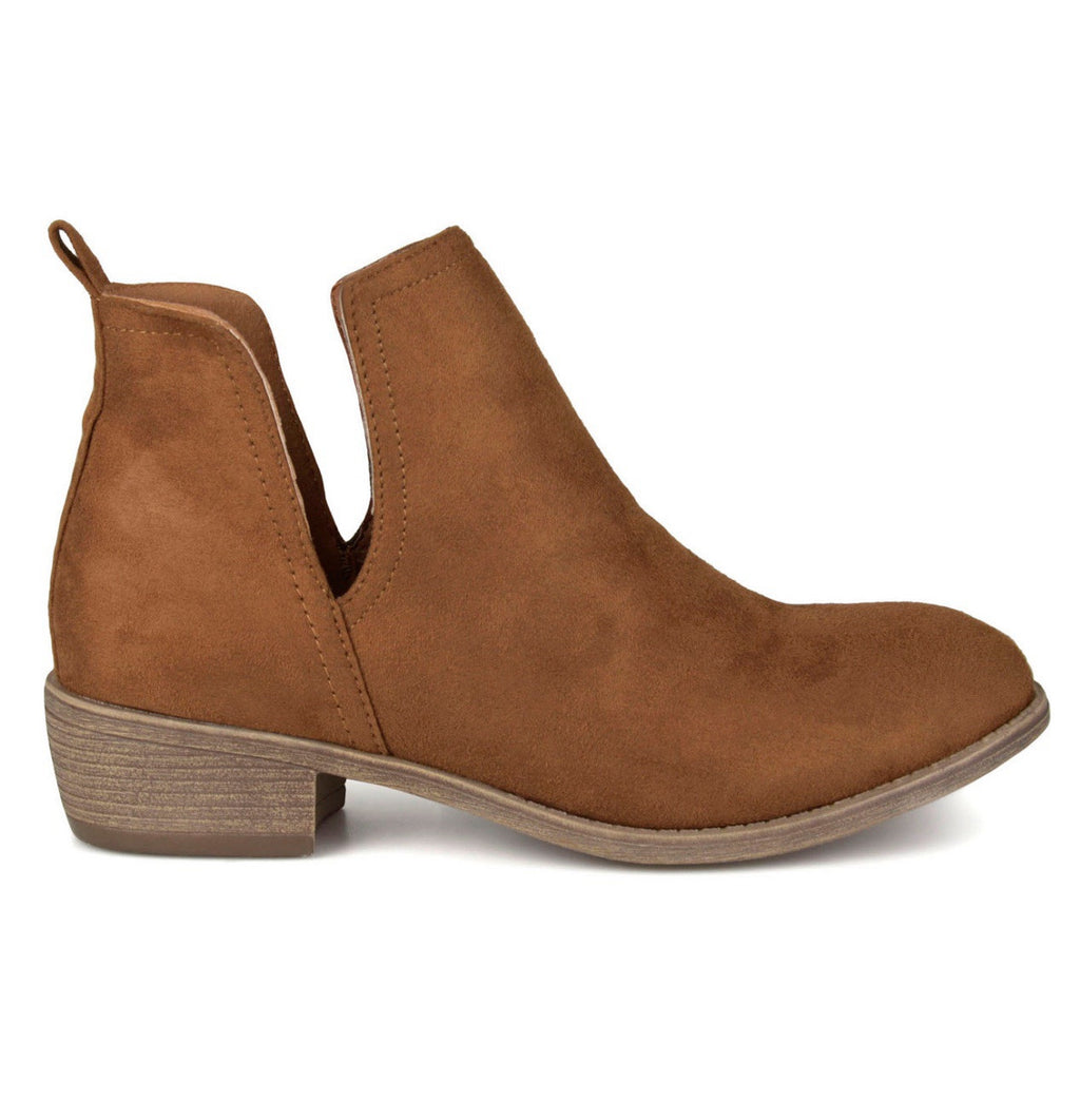 Journee Collection Women's Rimi Bootie Camel Size 8.5