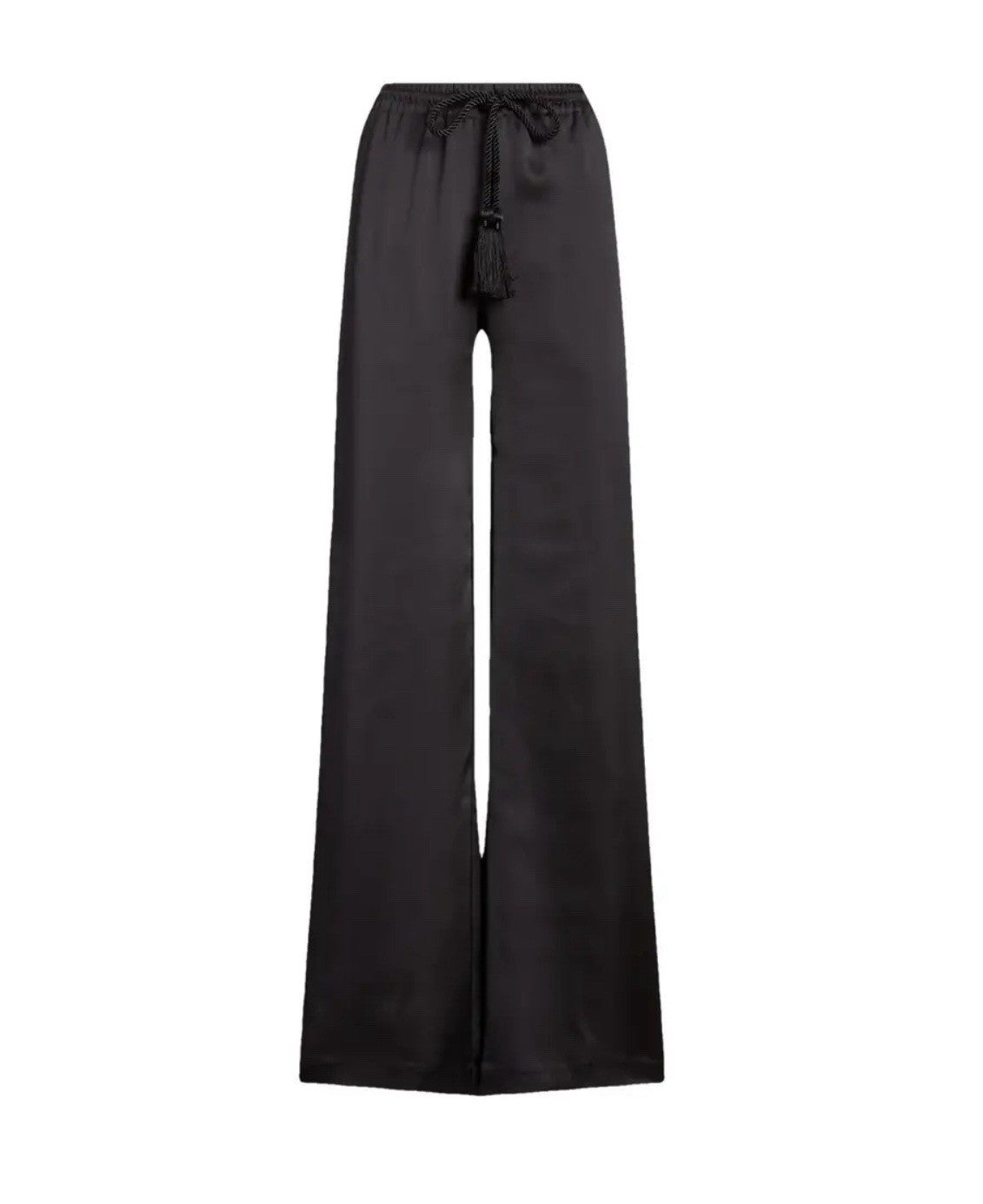 Ralph Lauren Black Crushed Smocked Swimsuit Cover Up Pants XL yjl1924