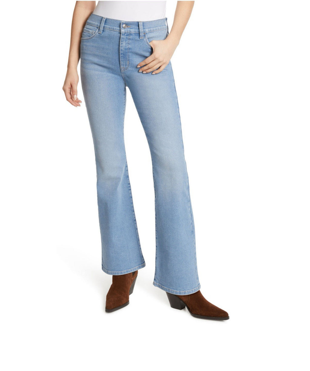 Jessica Simpson Women's High Rise Fitted Flare Jean, JJSB16035 Size 10 Lexi