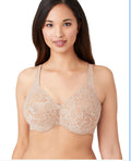 Wacoal 65547 Halo Lace Full Figure Underwire Bra Taupe Brown 36DDD Women’s