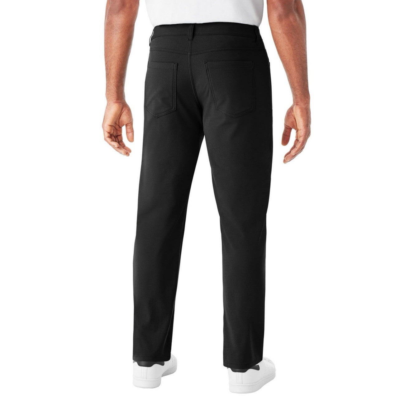 Member's Mark Men's Benton Performance Pant Slim Fit - Black - Size 38x34